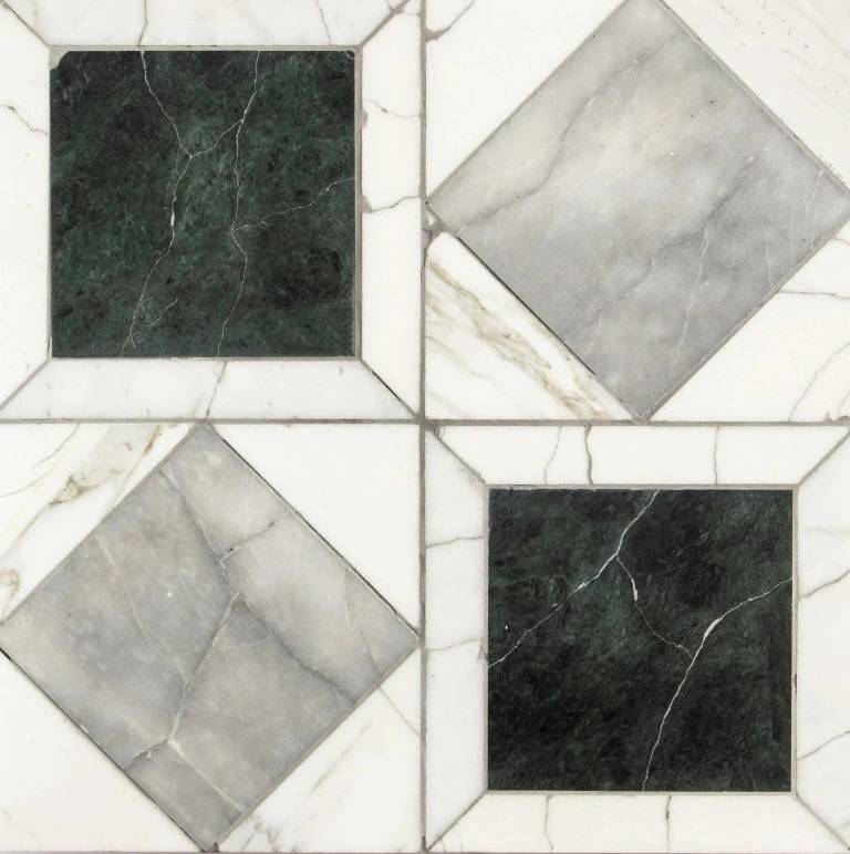 Allure, Calacatta Gold, Thassos, Verde Lucia Honed Palazzoli Ant
