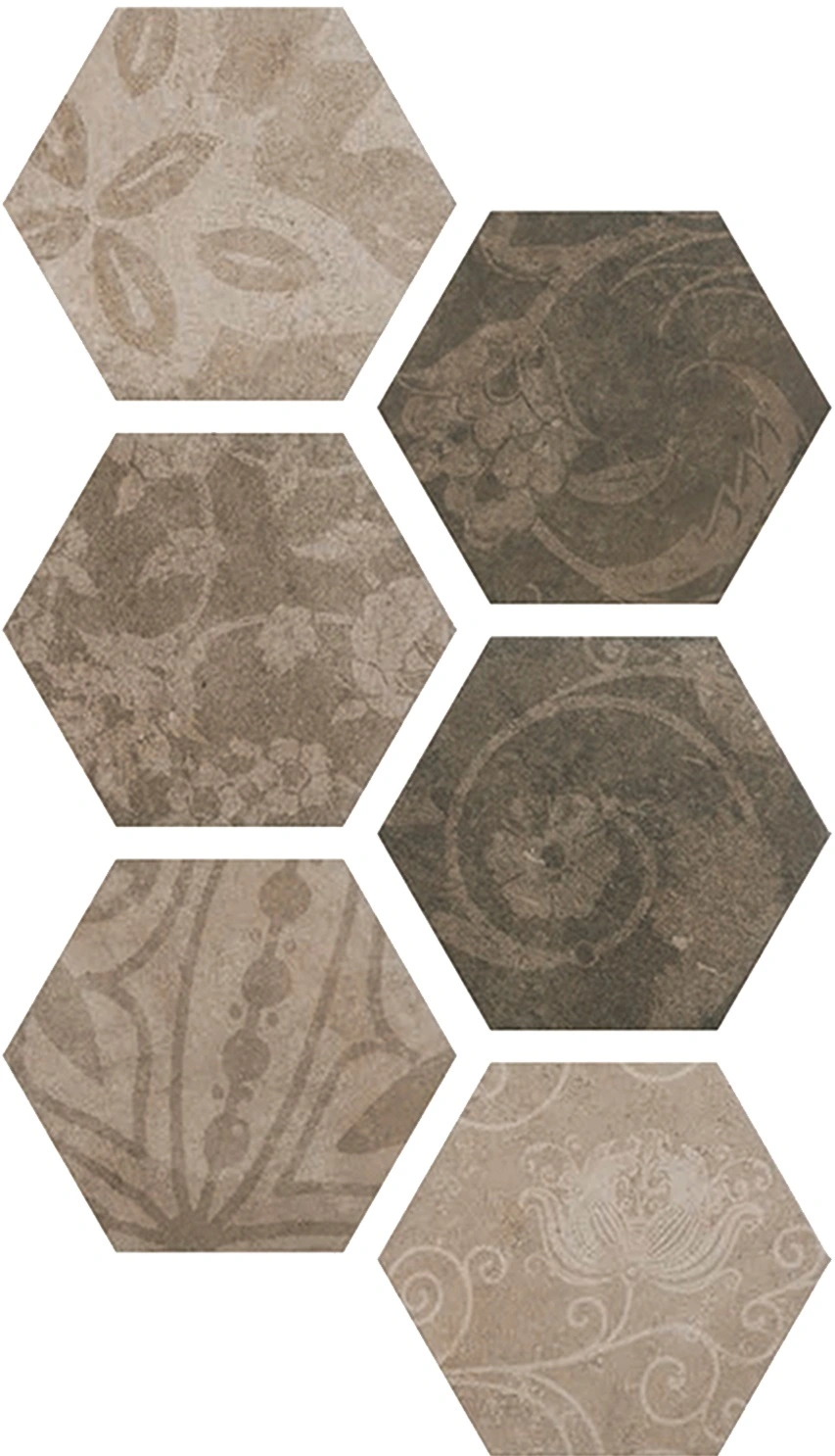 Hexagon Patchwork Multi Cold