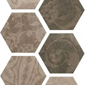 Hexagon Patchwork Multi Cold