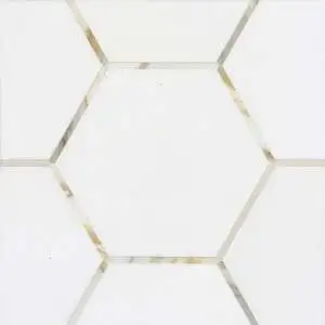 Bonaparte Premium Thassos and polished Calacatta Gold