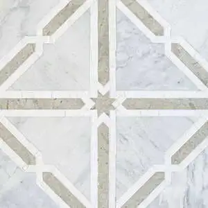 Hibera Calacatta Radiance, Thassos, and Palomar