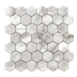 Eco Mosaics Hex XL Onice Matte Mosaic