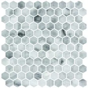 Eco Mosaics Hex Onice Matte Mosaic
