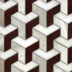 Francois Red Lake, polished Afyon White