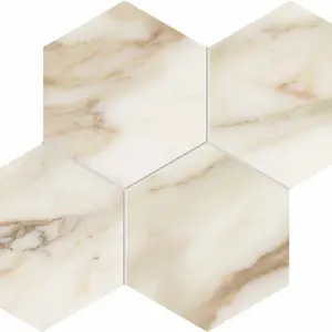 Anima Futura Golden White Hexagons