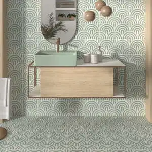 Motifs Arches Verde Matte
