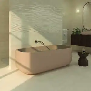 Caserta Ivory Wall Deco Shiny
