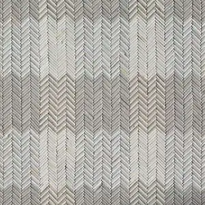 Gingham Chevron Cashmere, Palomar, Bianco Antico