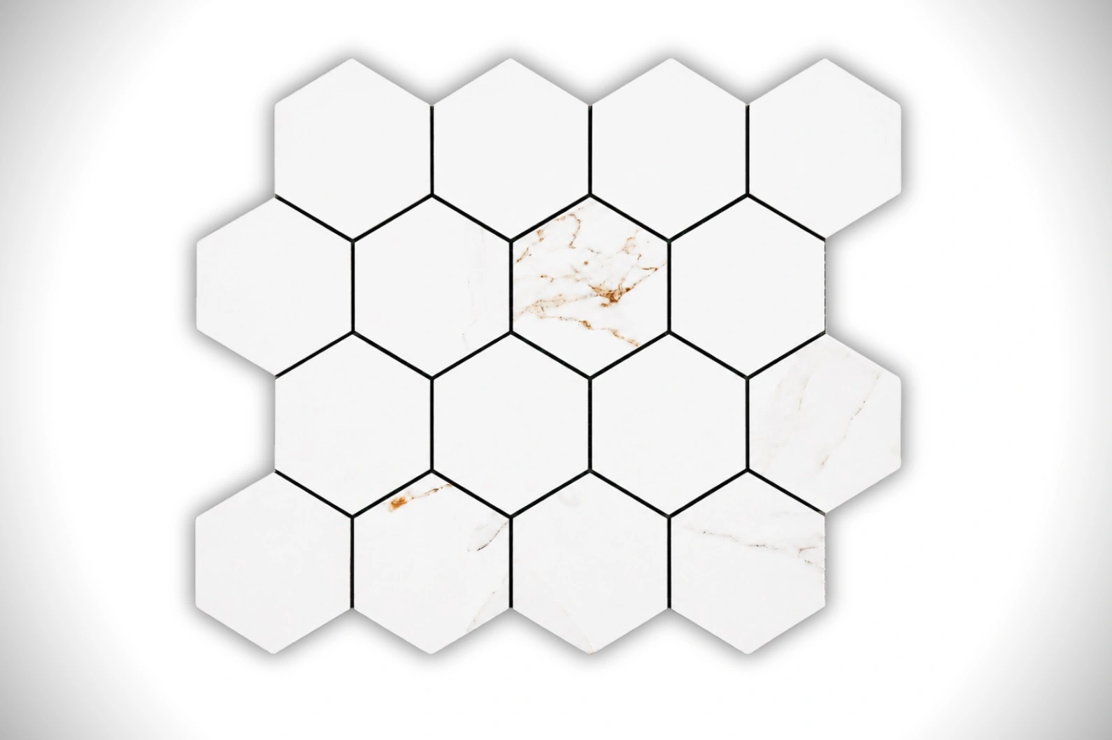 REGAL CARRARA 3" HEXAGON