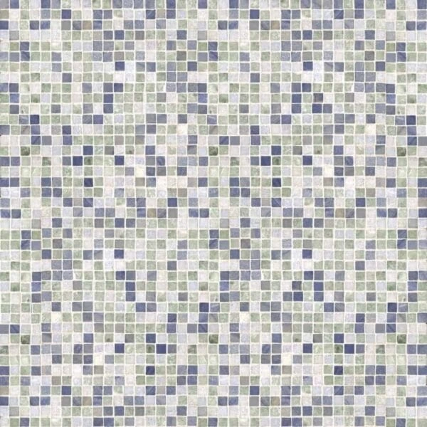Grid 1.5cm Ming Green, Celeste