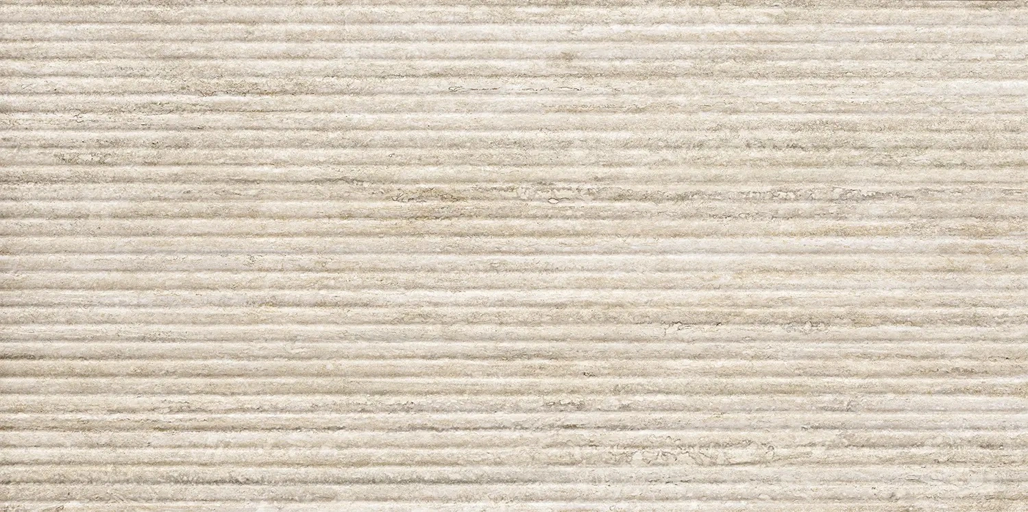 Travertino Light 3D Fluted