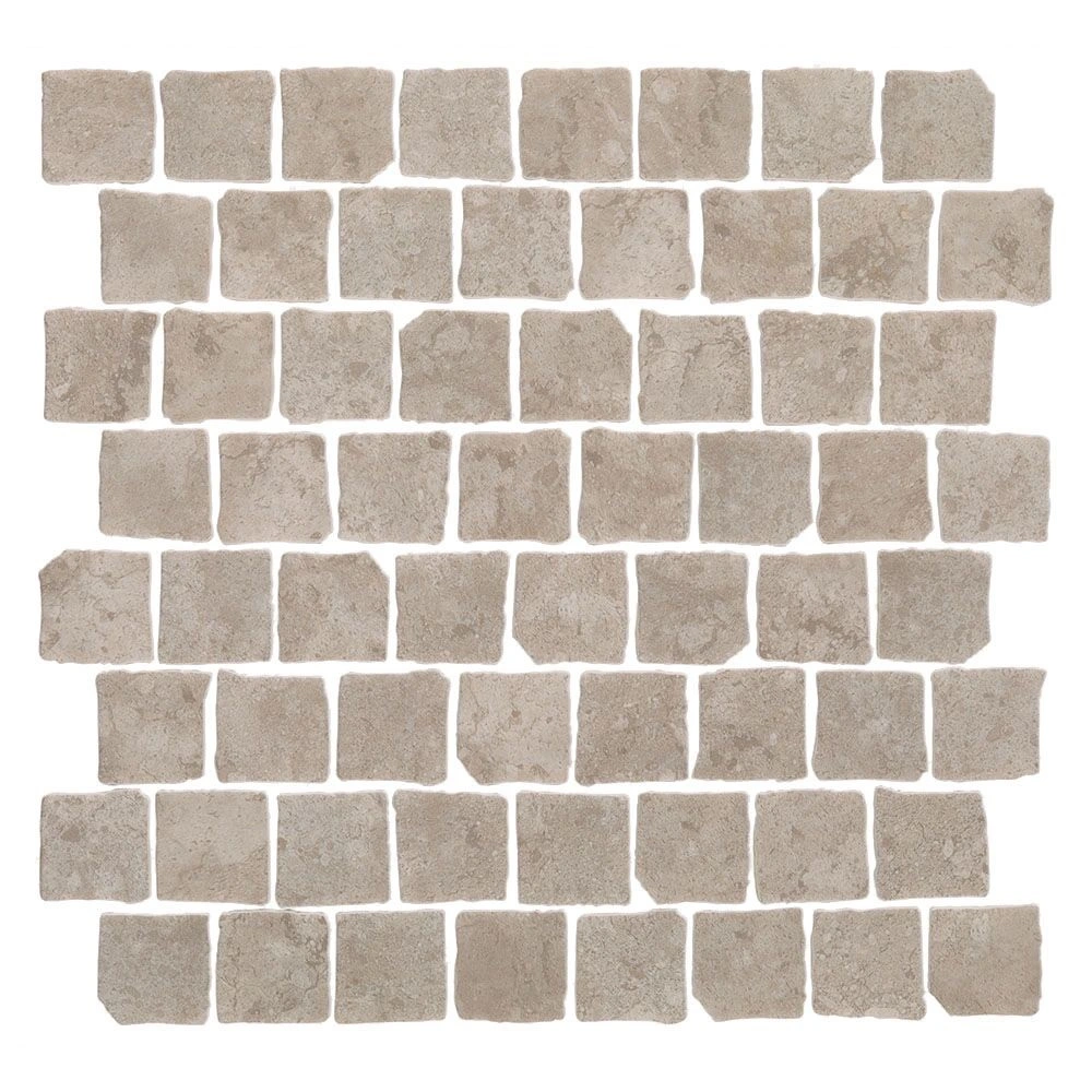 Aeterna X Beat Mosaic Taupe Natural Travertine Look Porcelain