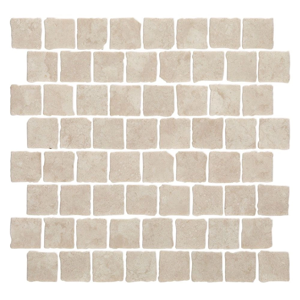 Aeterna X Beat Mosaic Avorio Natural Travertine Look Porcelain T