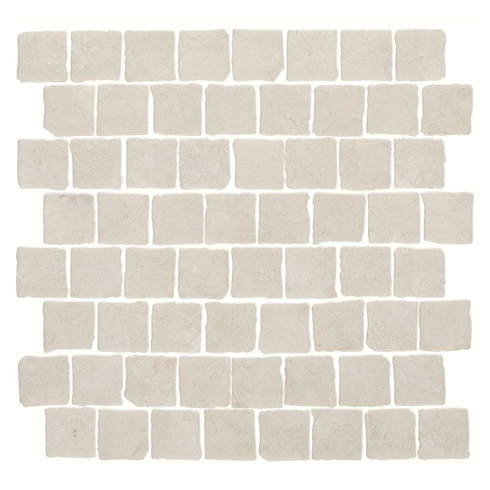 Aeterna X Beat Mosaic Bianco Natural Travertine Look Porcelain T