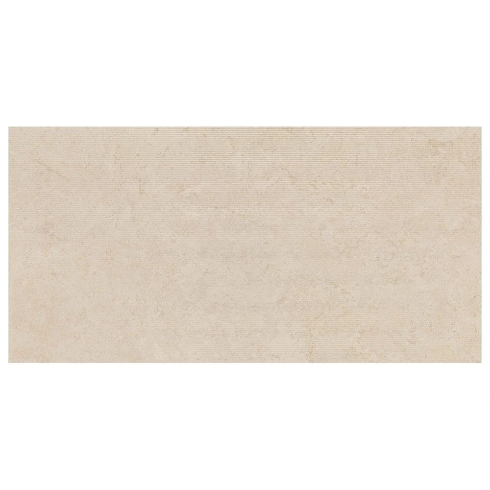 Aeterna X 24x48 Avorio Incisio Natural Travertine Look Porcelain