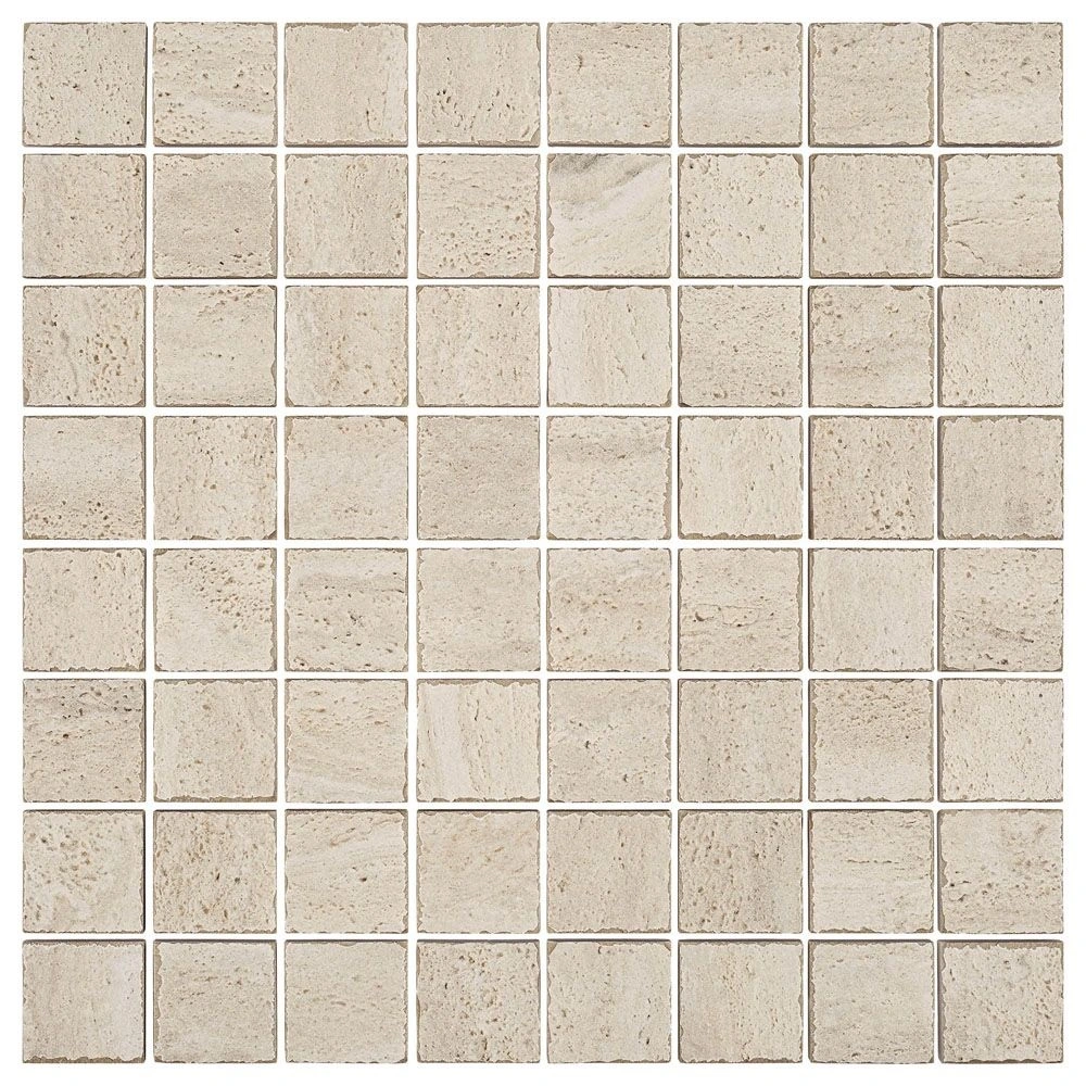 Aeterna 1.5x 1.5 Facets Mosaic Avorio Natural