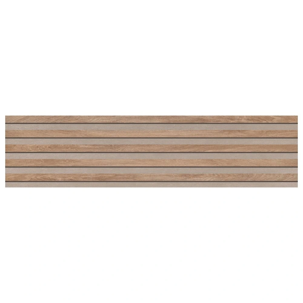 Architech Oak 12x48 Slat Natural Wood Look Porcelain Tile