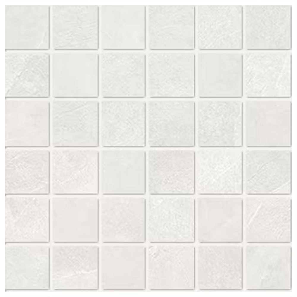 Ardoise Slate White 2x2 Mosaic Natural