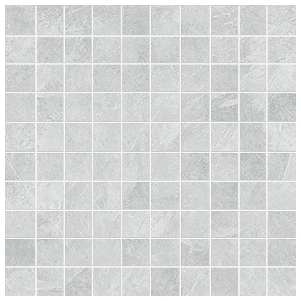 Ardoise Slate Light Grey 1x1 Mosaic Natural