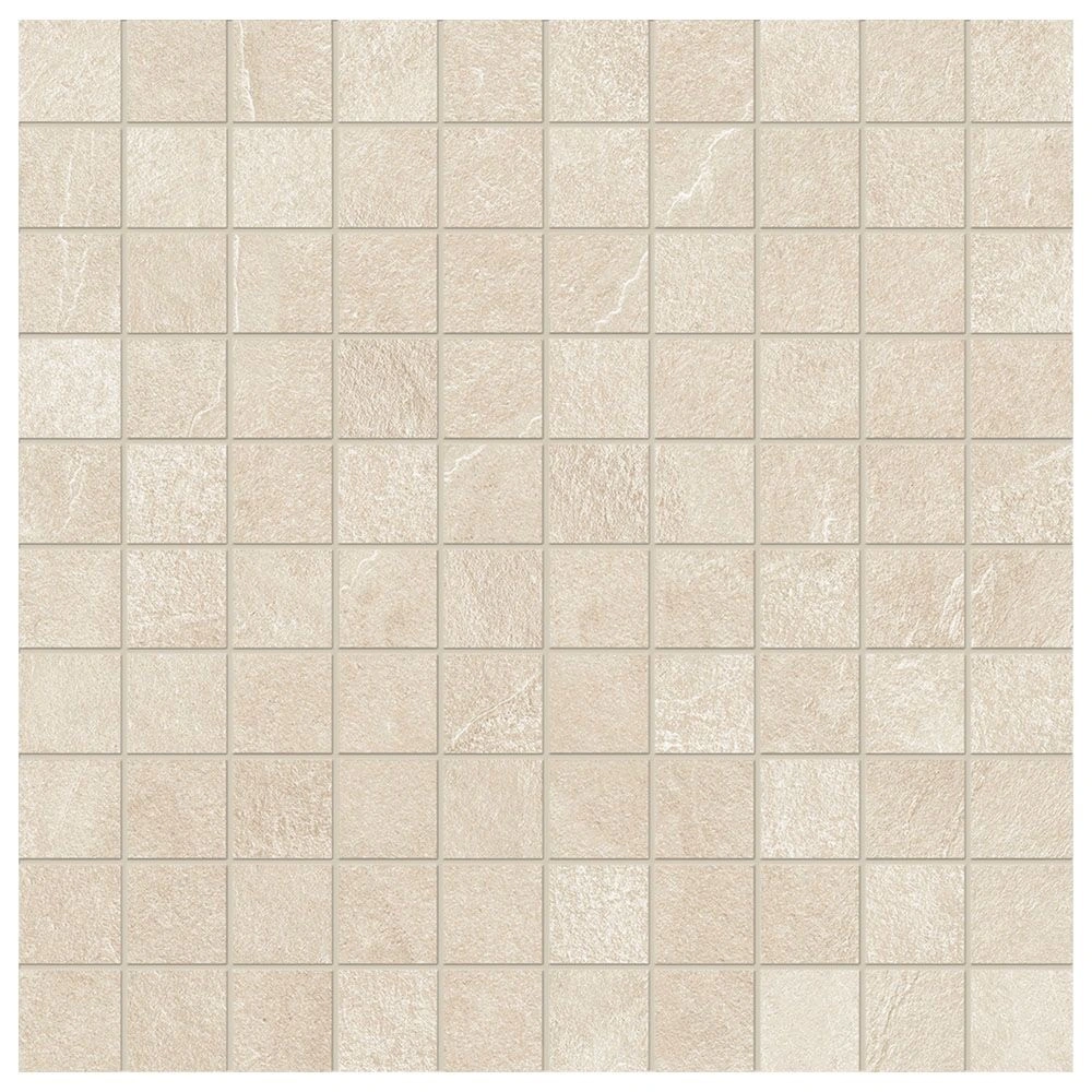 Ardoise Slate Sand 1x1 Mosaic Natural
