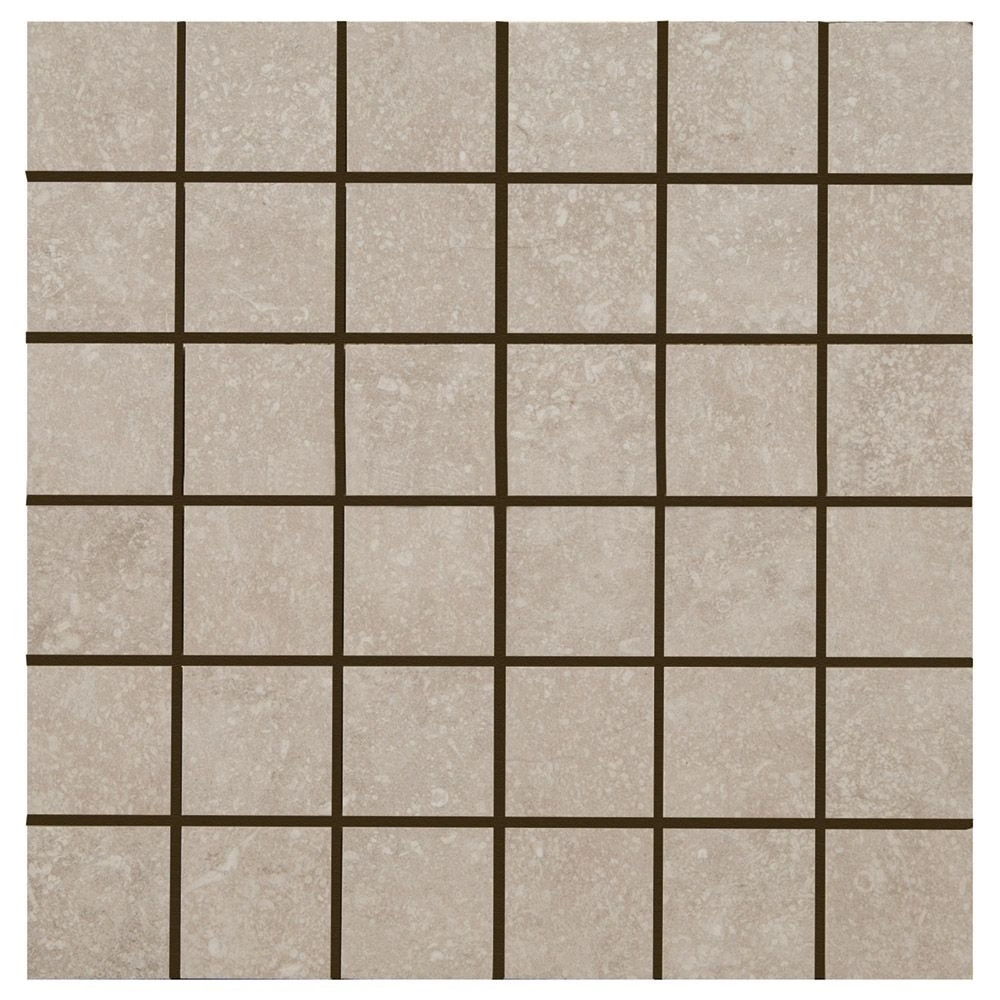 Beljn 2x2 Mosaic Toasted Waffle Unpolished Limestone Look Porcel