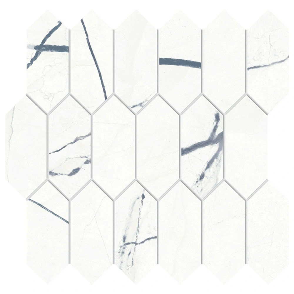 BEYOND CALCATTA OCEAN WHITE PICKET MOSAIC