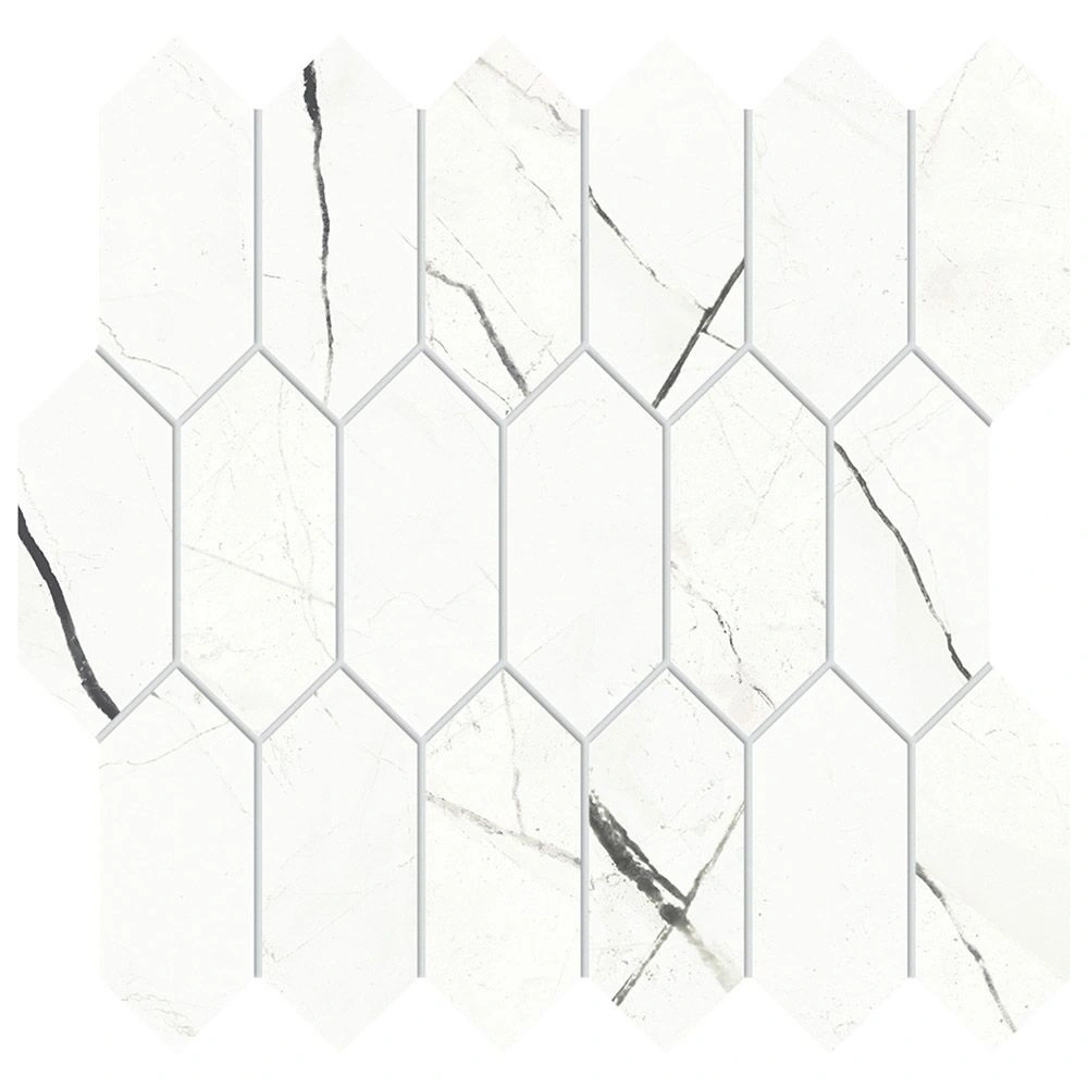 BEYOND CALCATTA GLAM WHITE PICKET MOSAIC