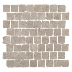 Aeterna X Beat Mosaic Taupe Natural Travertine Look Porcelain