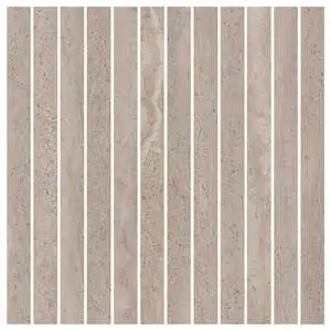 Aeterna 1x12 Striata Mosaic Taupe Natural