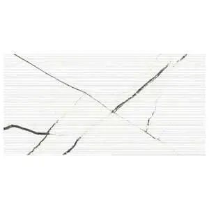 BEYOND CALCATTA 12X24 3D ETCH GLAM WHITE
