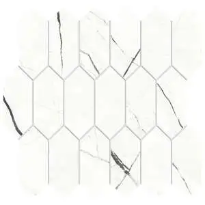 BEYOND CALCATTA GLAM WHITE PICKET MOSAIC