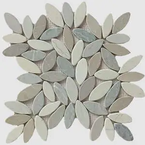 Blooming Flower Pebble Tile
