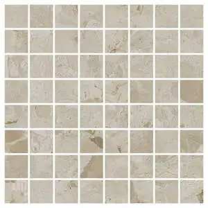 Breccia 1.5x1.5 Mosaic Mocaccino Natural Porcelain Tile