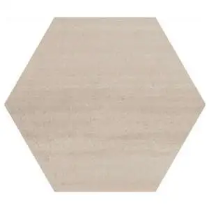 Cotto Moderno Taupe 8 " Flat Hex Unpolished Terracotta Look