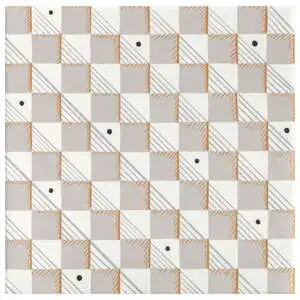 Dintorni 8x8 Dama Neve Porcelain Tile