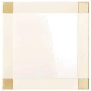 Homage to the Square 6x6 Dash Ice Porcelain Tile