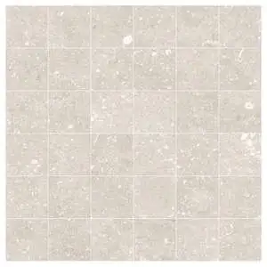 Ilaya 2x2 Mosaic Sandstone Beige Matte Limestone Look Porcelain
