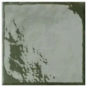 Isla 8x8 Green Glossy Porcelain Tile