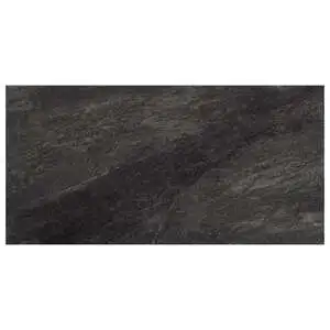 Black Matte Marble Look Porcelain Tile