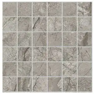 Marvel Meraviglia Silver Majestic 2x2 Matte Mosaic Porelain Tile