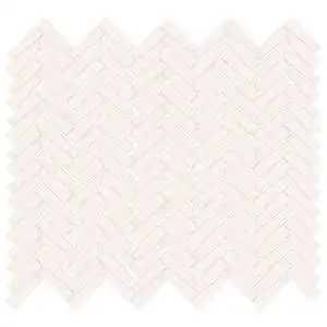 Nash 11x11 Midtown White Glass Mosaic Tile