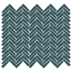 Nash 11x11 Midtown Cyan Glass Mosaic Tile