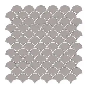 Nash 11x12 Brentwood Silver Glass Mosaic Tile