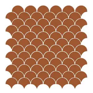 Nash 11x12 Brentwood Amber Glass Mosaic Tile