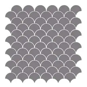 Nash 11x12 Brentwood Ash Glass Mosaic Tile