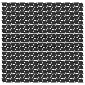 Nash 12x12 Broadway Black Glass Mosaic Tile