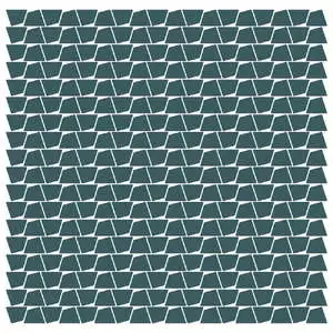 Nash 12x12 Broadway Cyan Glass Mosaic Tile