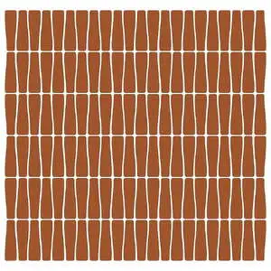 Nash 12x12 Sobro Amber Glass Mosaic Tile