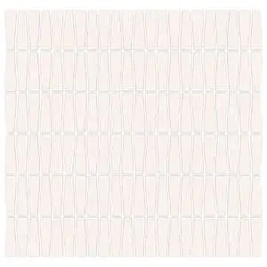 Nash 12x12 Sobro White Glass Mosaic Tile