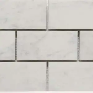 Bianco Carrara 2"x4" Mosaic